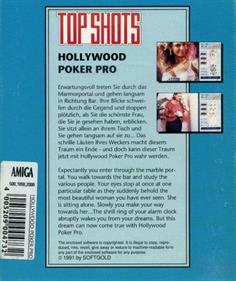 Hollywood Poker Pro - Box - Back Image