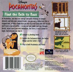 Pocahontas - Box - Back Image