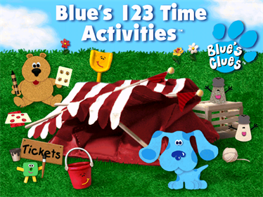 Blue's 123 Time Activities - Screenshot - Game Title Image