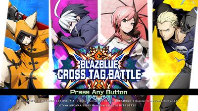 BlazBlue: Cross Tag Battle - Screenshot - Game Title Image