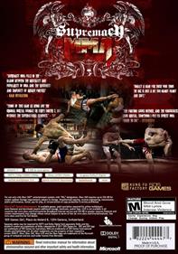 Supremacy MMA - Box - Back Image