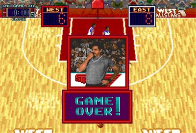Rim Rockin' Basketball - Screenshot - Game Over Image