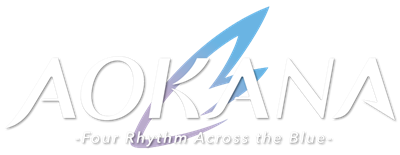 Aokana: Four Rhythms Across the Blue - Clear Logo Image