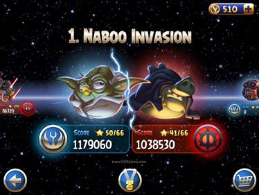 Angry Birds: Star Wars II - Screenshot - Game Select Image