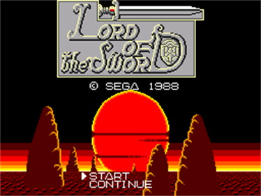 Lord of the Sword - Screenshot - Game Title Image