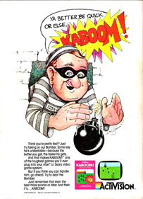 Kaboom! - Advertisement Flyer - Front Image