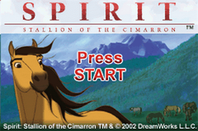 Spirit: Stallion of the Cimarron - Screenshot - Game Title Image