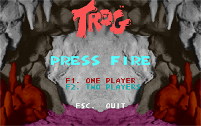 Trog! - Screenshot - Game Title Image