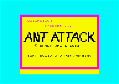 Ant Attack - Screenshot - Game Title Image