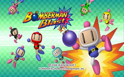 Bomberman Blast - Screenshot - Game Title Image