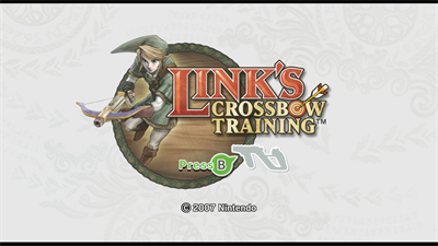 Link's Crossbow Training - Screenshot - Game Title Image