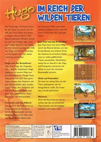 Hugo: Heroes of the Savannah - Box - Back Image