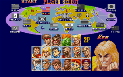 Super Street Fighter II - Screenshot - Game Select Image