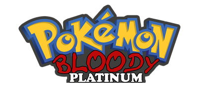 Pokémon Bloody Platinum - Clear Logo Image