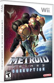 Metroid Prime 3: Corruption - Box - 3D Image
