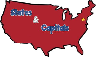 States and Capitals - Clear Logo Image