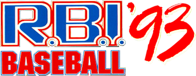 R.B.I. Baseball '93 - Clear Logo Image