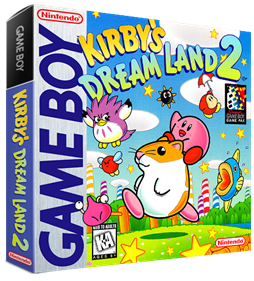 Kirby's Dream Land 2 - Box - 3D Image