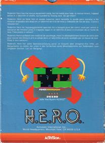 H.E.R.O.: Helicopter Emergency Rescue Operation - Box - Back Image