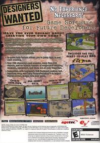 RPG Maker II - Box - Back Image