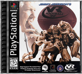 Jimmy Johnson's VR Football '98 - Box - Front - Reconstructed Image