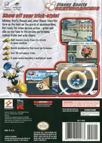 Disney Sports: Skateboarding - Box - Back Image