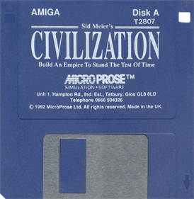 Sid Meier's Civilization - Disc Image
