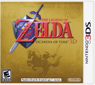 The Legend of Zelda: Ocarina of Time 3D - Box - Front - Reconstructed