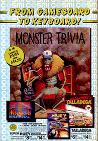 Monster Trivia - Advertisement Flyer - Front Image