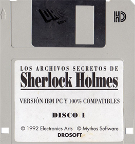 The Lost Files of Sherlock Holmes - Disc Image