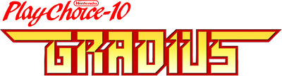 Gradius (PlayChoice-10) - Clear Logo Image