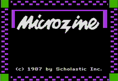 Microzine 22 - Screenshot - Game Title Image