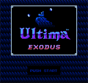 Ultima: Exodus - Screenshot - Game Title Image