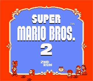 Super Mario Bros. 2: 2nd Run - Screenshot - Game Title Image