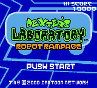 Dexter's Laboratory: Robot Rampage - Screenshot - Game Title Image