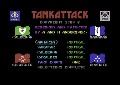 Tank Attack - Screenshot - Game Select Image