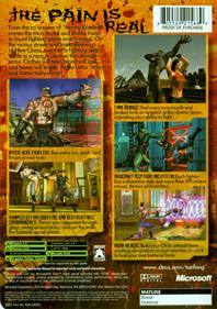 Tao Feng: Fist of the Lotus - Box - Back Image