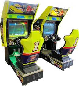 Daytona USA 2: Battle on the Edge - Arcade - Cabinet Image