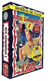 Rick Dangerous 2 - Box - 3D Image