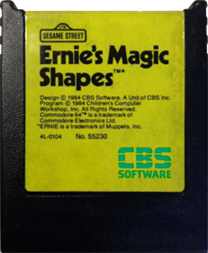 Sesame Street: Ernie's Magic Shapes - Cart - Front Image