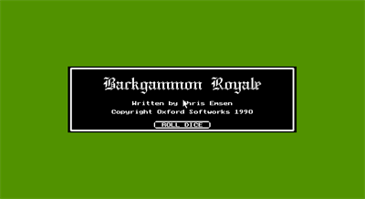 Backgammon Royale - Screenshot - Game Title Image