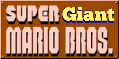 Giant Mario Bros. - Clear Logo Image