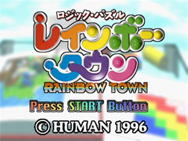 Logic Puzzle: Rainbow Town - Screenshot - Game Title Image
