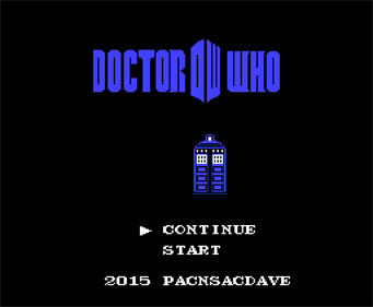 Doctor Who - Screenshot - Game Title Image