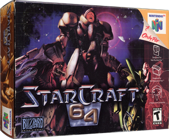 StarCraft 64 - Box - 3D Image