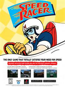 Speed Racer - Advertisement Flyer - Front Image