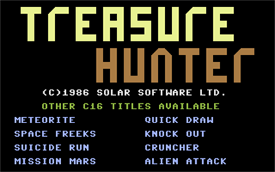 Treasure Hunter - Screenshot - Game Title Image