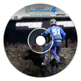 Monster Energy Supercross 4: The Official Videogame - Fanart - Disc Image
