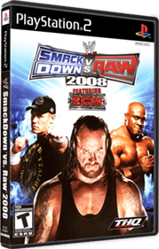 WWE SmackDown vs. Raw 2008 - Box - 3D Image