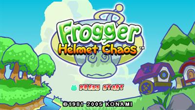 Frogger: Helmet Chaos - Screenshot - Game Title Image